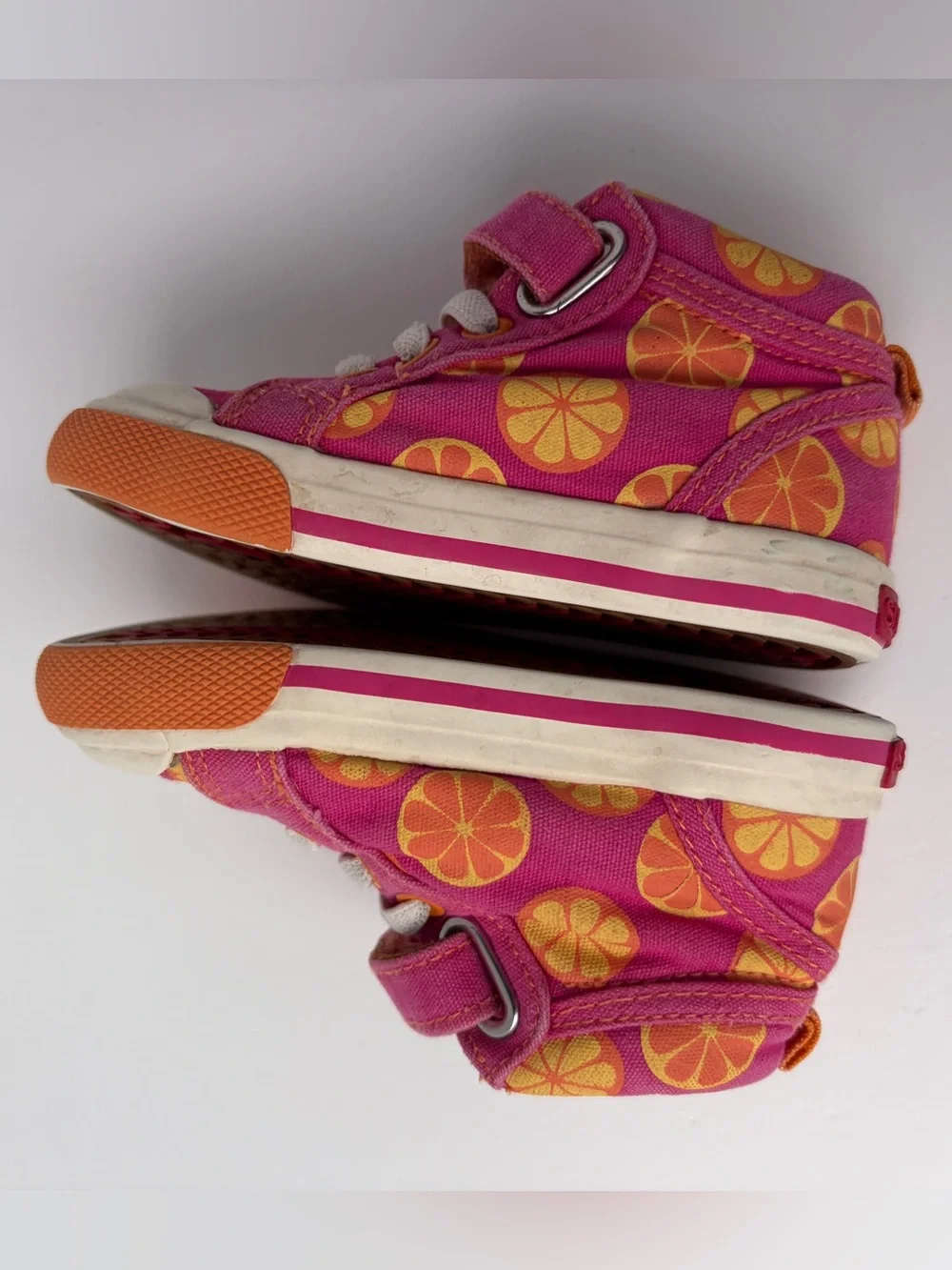 See Kai Run Mo Sneaker Baby Toddler Size 5 Oranges Pink Orange Sneakers